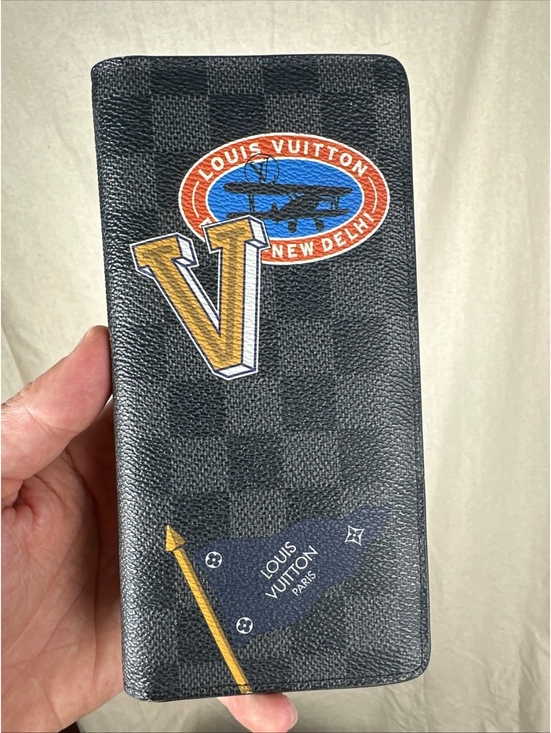 Louis Vuitton Other - Louis Vuitton Brazza Wallet Damier Graphite My LV World Tour